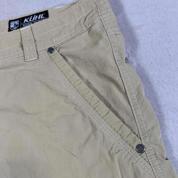 Kuhl Shorts Mens 38 Beige Outdoors Hiking Cotton Blend‎ Mid Rise 8.5" Inseam - Picture 3 of 12